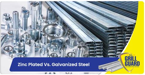 zinc plating vs galvanized metal